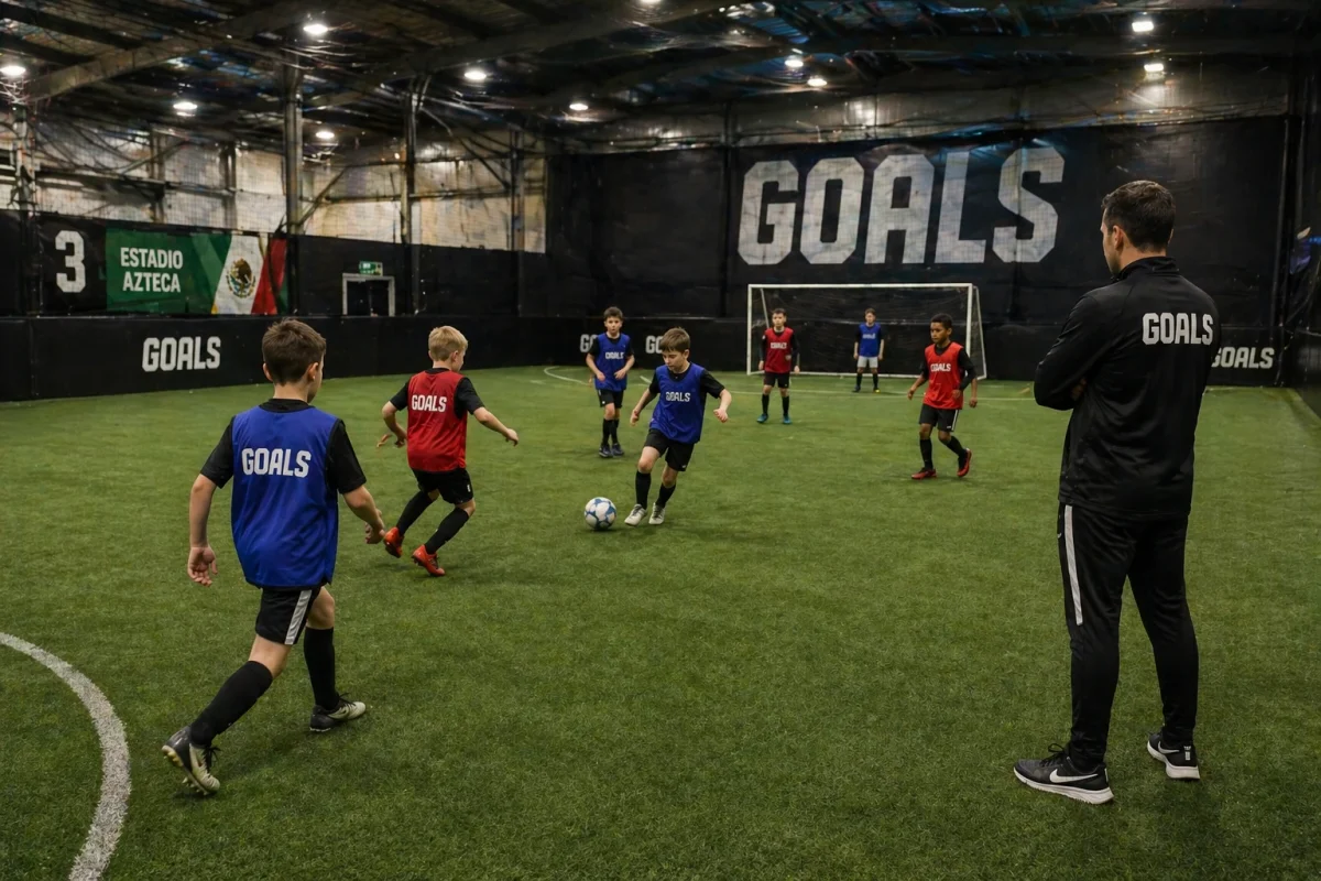 Kids football birthday party on a professional pitch | Partyfer