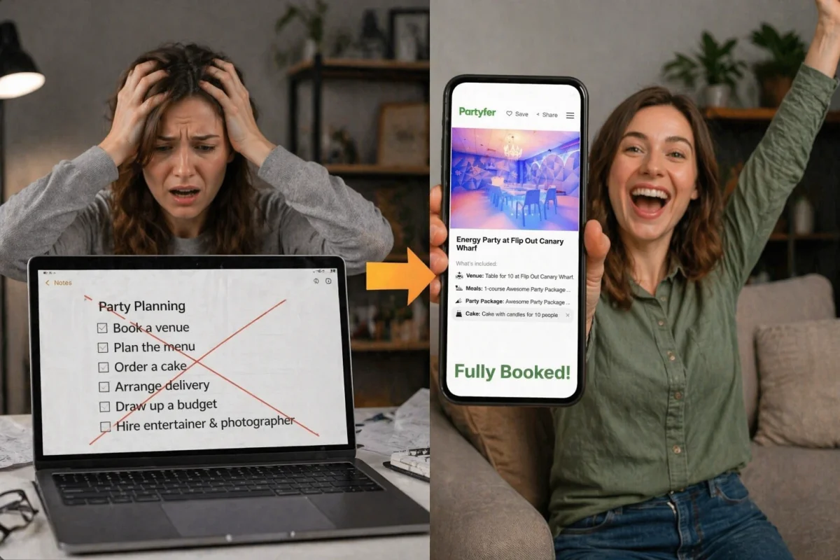 From Complex Planning to Instant Solutions in Partyfer
