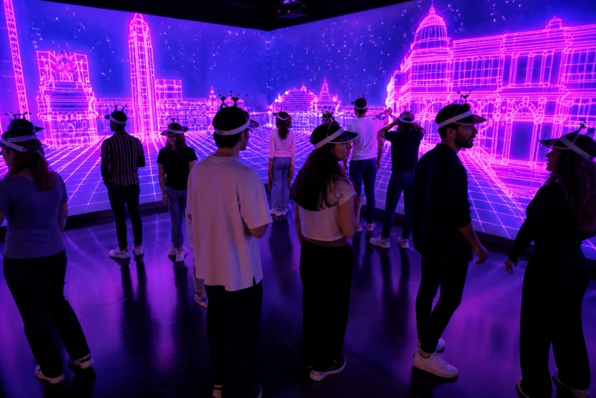 Immersive tech-led experience in London for a modern 18th birthday before dinner | Partyfer
