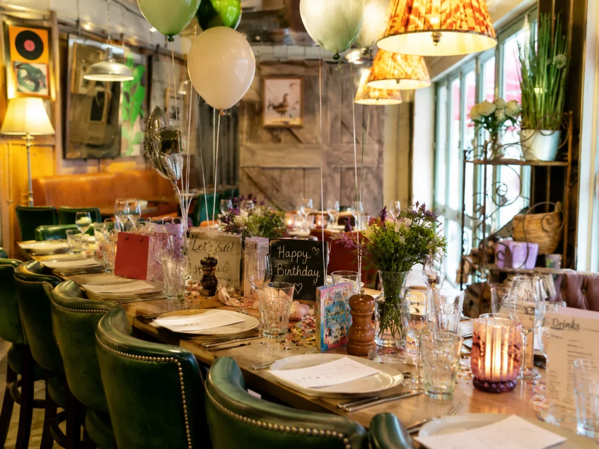 Casual restaurant birthdays and family meals | Partyfer