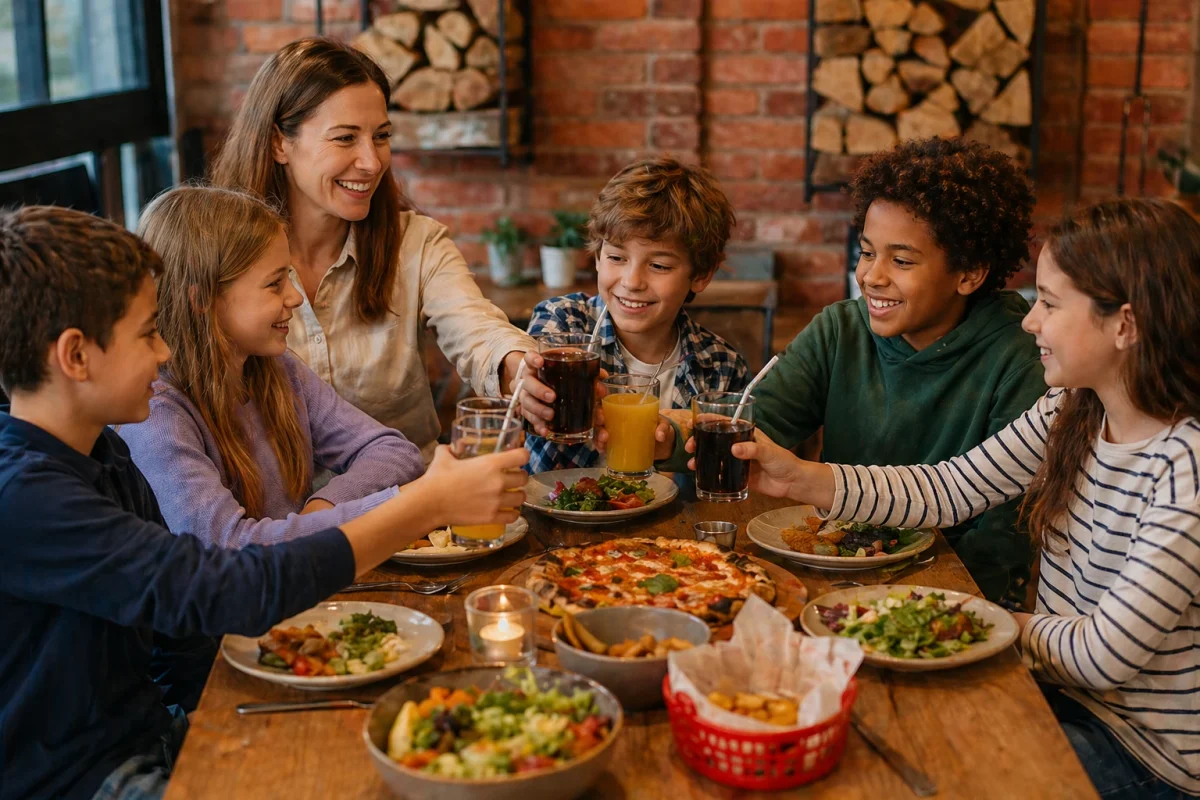 Relaxed family-style restaurant celebration for kids | Partyfer