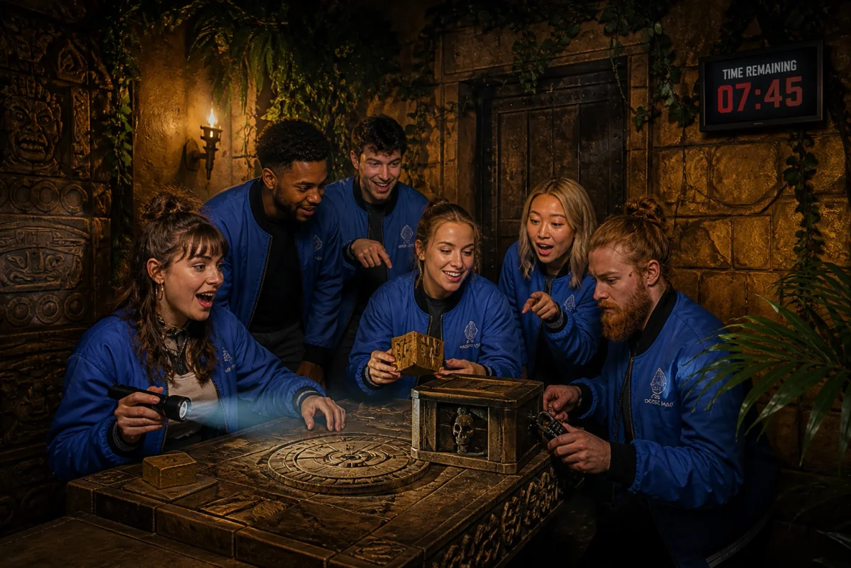 Escape room challenge experience in London for an atmospheric 18th birthday celebration | Partyfer