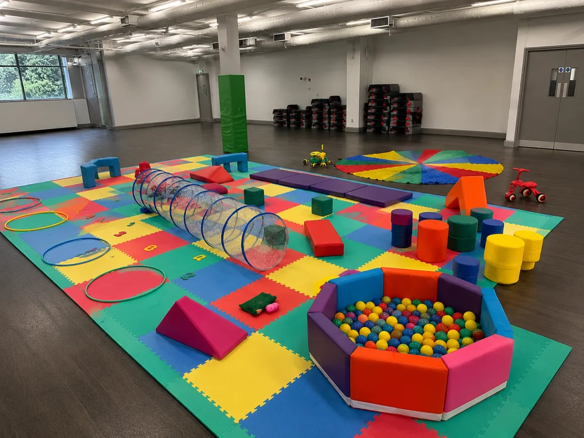 Active leisure centre birthday setup | Partyfer