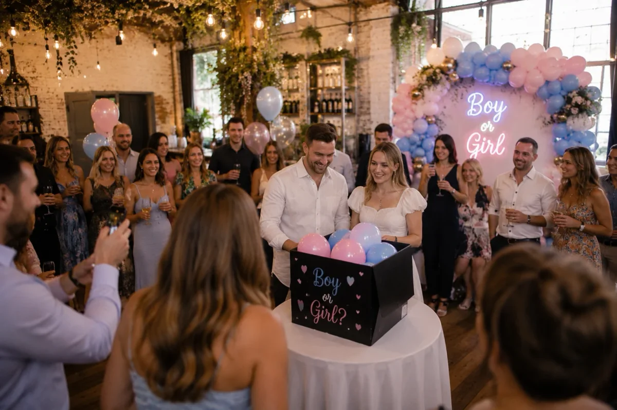 Food-led gender reveal party | Partyfer