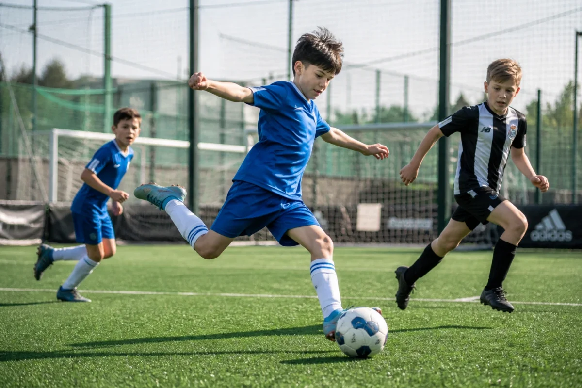 Boy birthday party in London with football action and team play | Partyfer