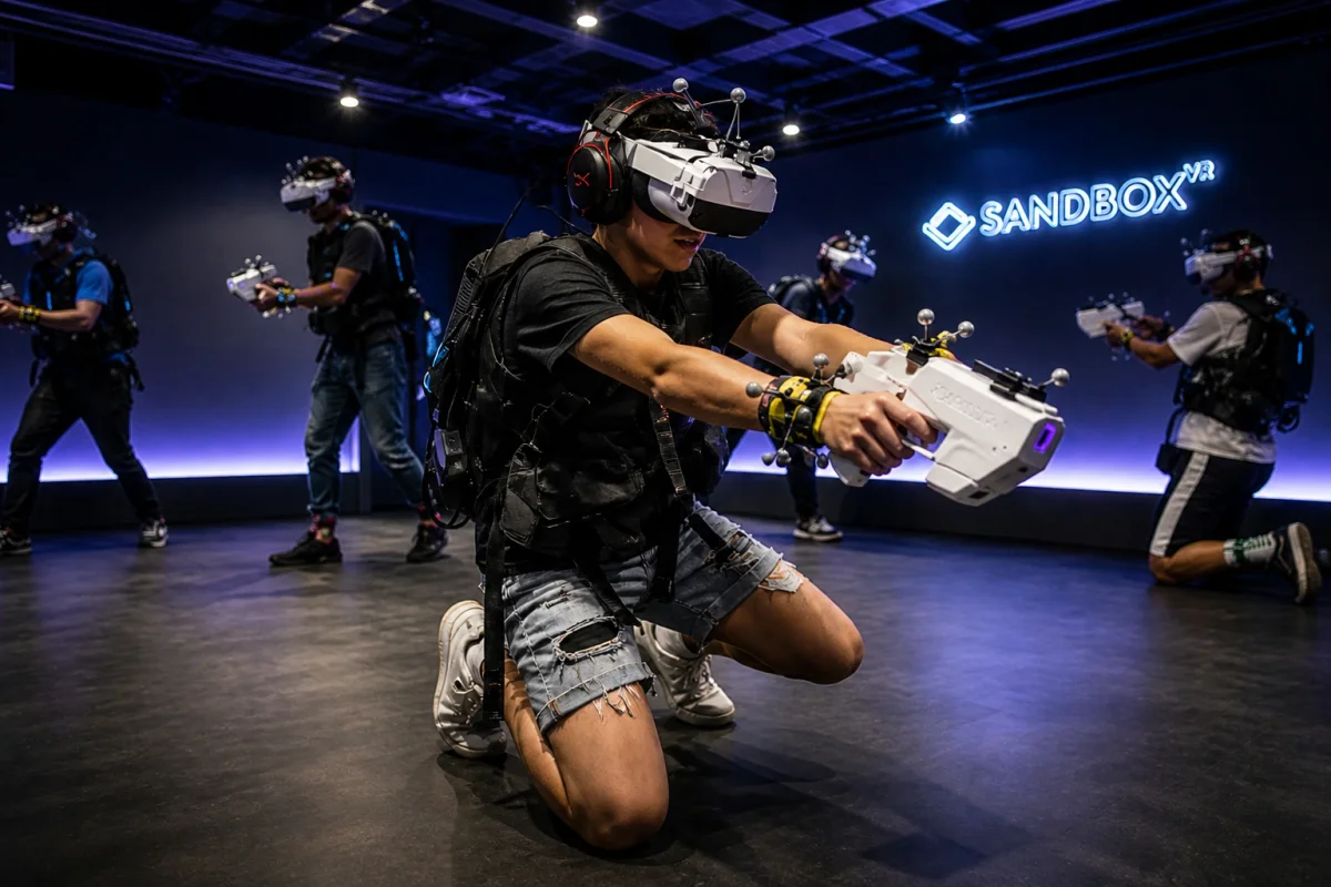 Sandbox VR immersive gaming experience in London for high-tech 16th birthday parties | Partyfer