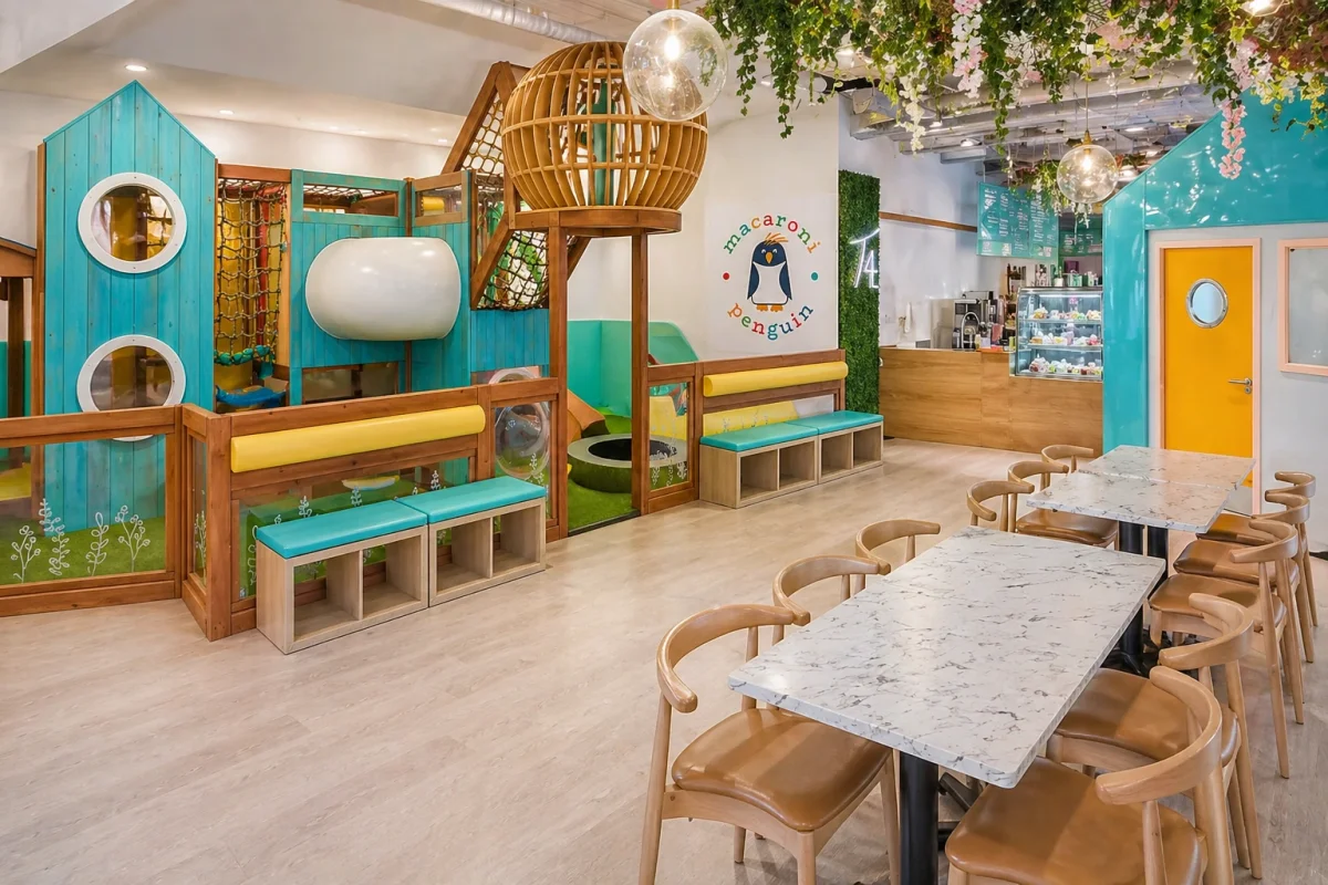 Calm play café setting for toddlers and younger children | Partyfer