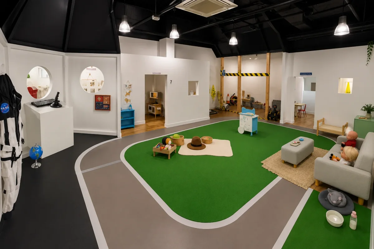 Indoor role-play and younger-child activity space | Partyfer