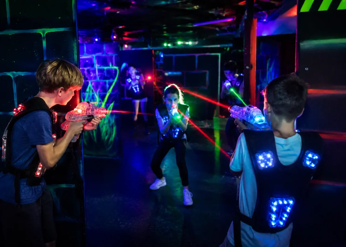 Laser games and mission-based birthday venue near Beckenham with neon arena and team challenges | Partyfer