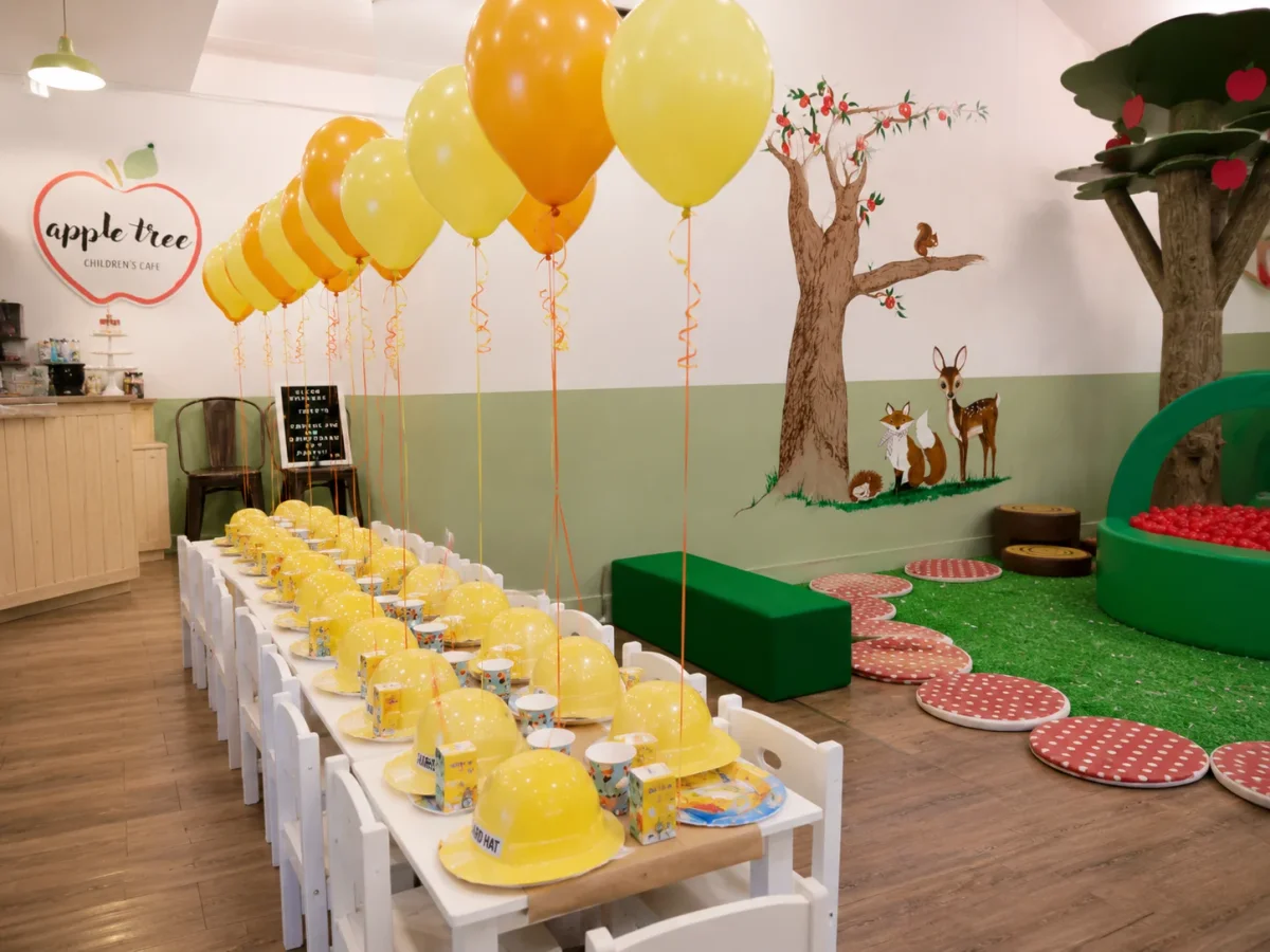 Children’s café birthday setup near Herne Hill | Partyfer