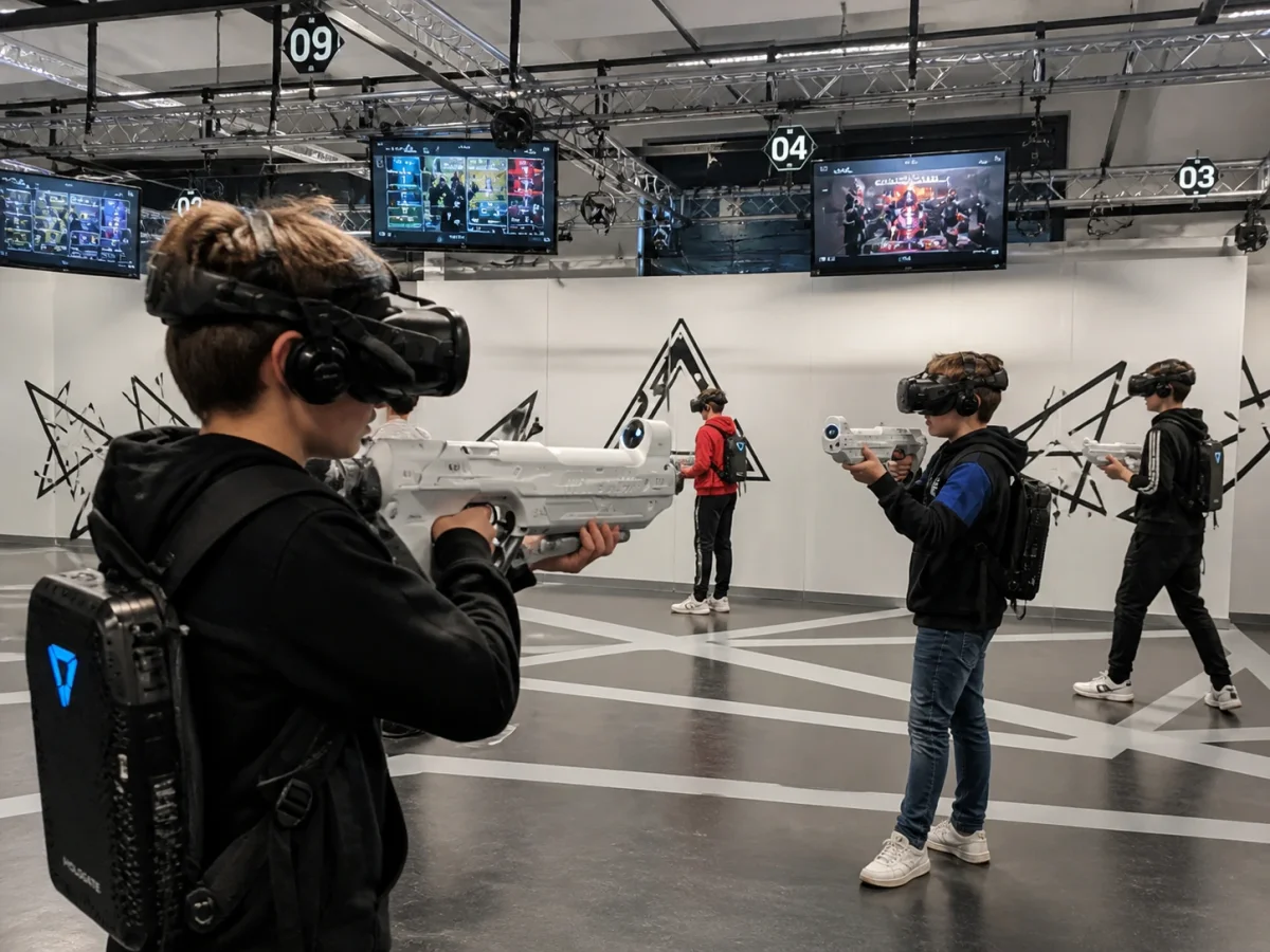 Spy and VR mission-style boy birthday venue in London with bright immersive gameplay | Partyfer