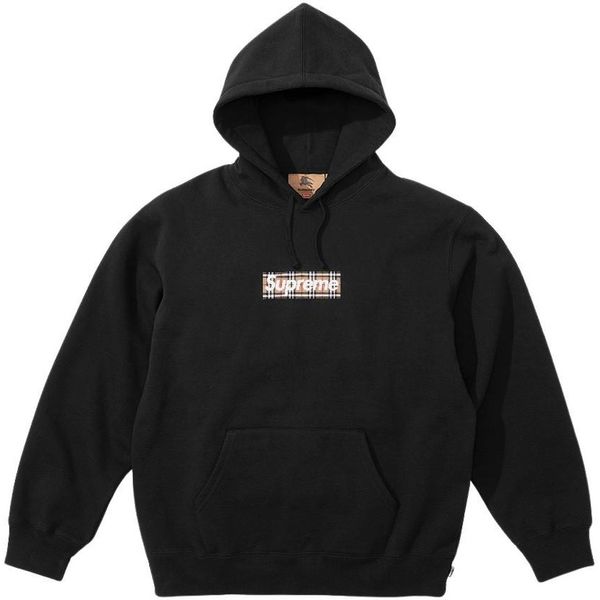 Supreme/Burberry Box Logo Hooded Sweatshirt