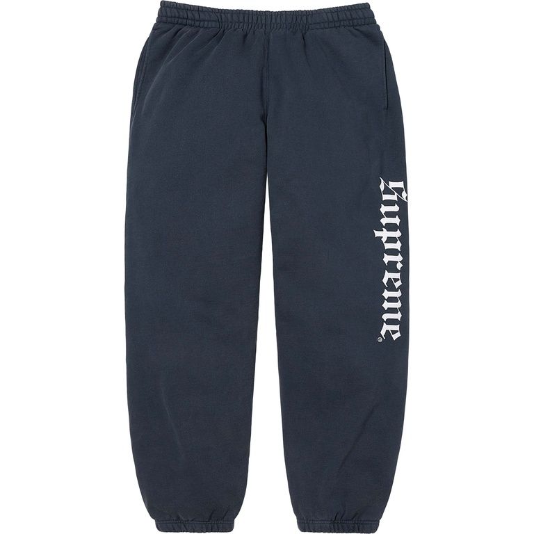 Supreme Washed Old English Sweatpant — 1