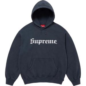 Supreme Washed Old English Hooded Sweatshirt — 1