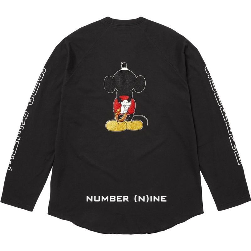 Supreme/Number (N)ine/Mickey Mouse Raglan L/S Top - vista secundaria