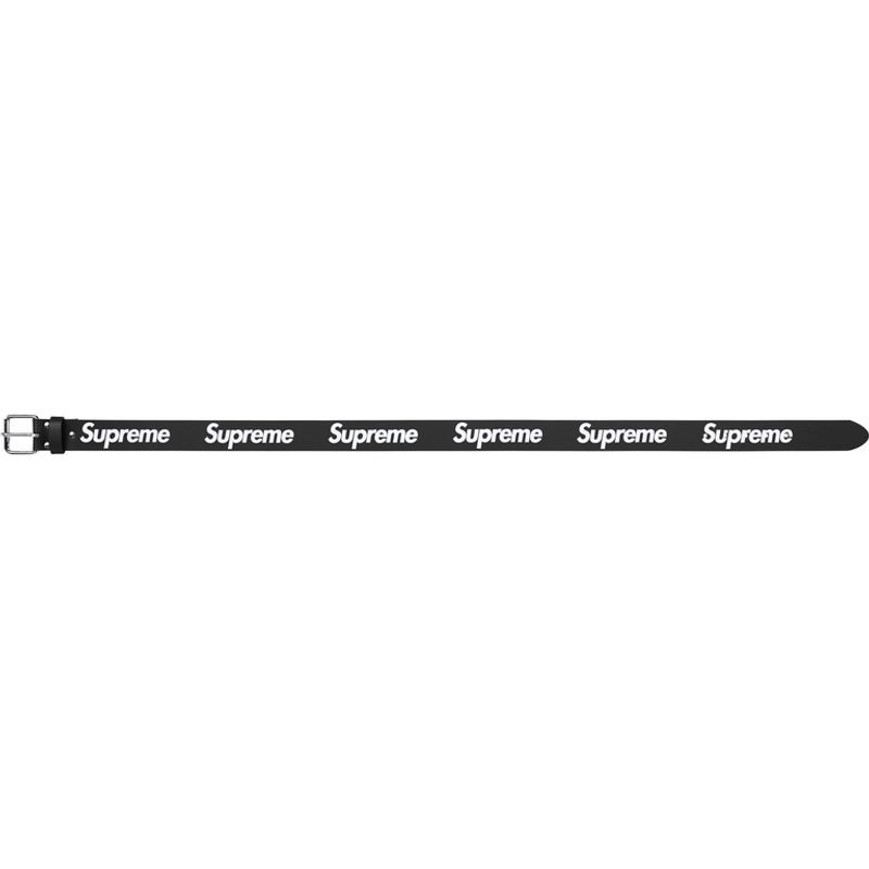 Supreme Repeat Leather Belt - vista secundaria