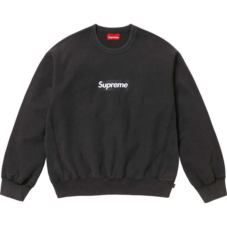 Supreme Washed Box Logo Crewneck — 1