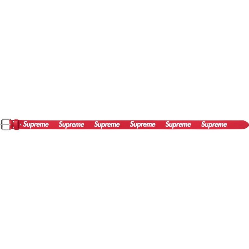 Supreme Repeat Leather Belt - vista secundaria