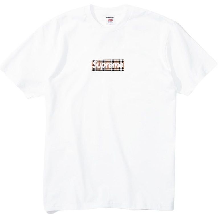 Supreme Burberry Box Logo Tee — 1