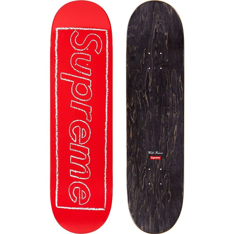 Supreme KAWS Chalk Logo Skateboard — 1