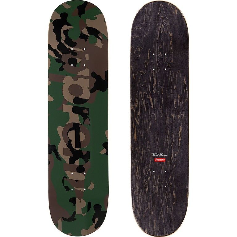 Supreme Camo Logo Skateboard — 1
