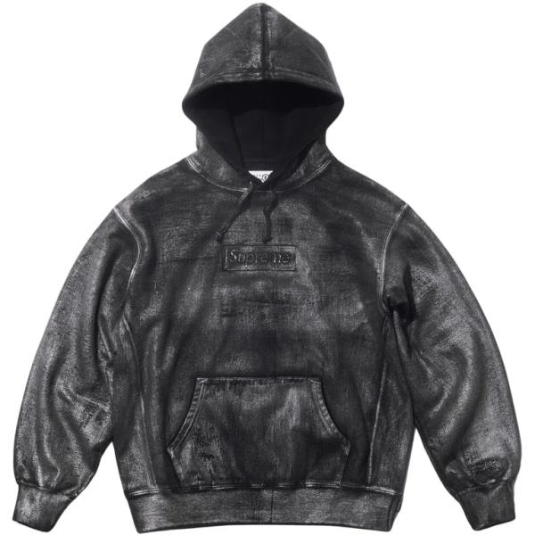 Supreme/MM6 Foil Box Logo Hooded Sweatshirt