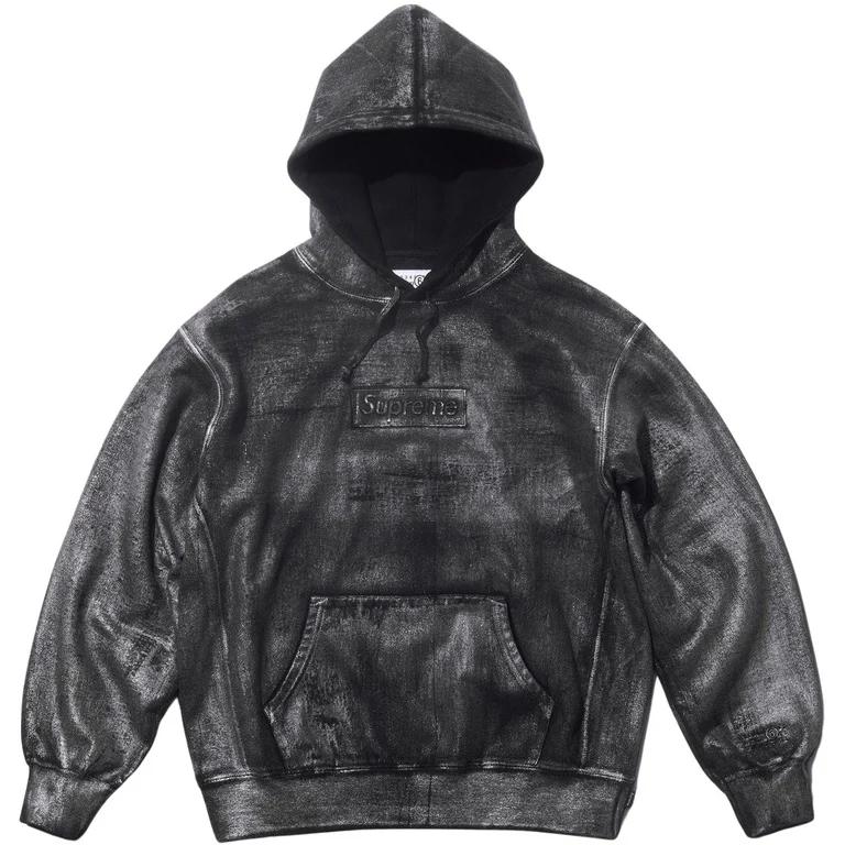 Supreme/MM6 Foil Box Logo Hooded Sweatshirt — 1