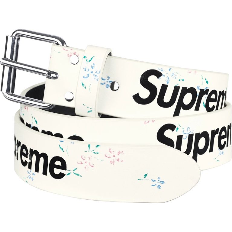 Supreme Repeat Leather Belt
