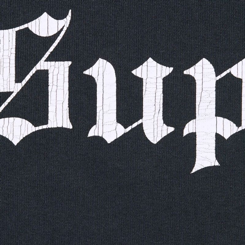 Supreme Washed Old English Hooded Sweatshirt - vista secundaria