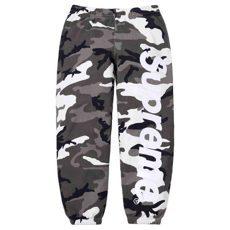 Satin Applique Sweatpant — 1
