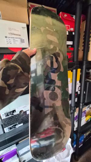 Supreme Camo Logo Skateboard — 2
