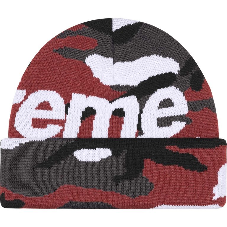 Supreme Camo Big Logo Beanie - vista secundaria