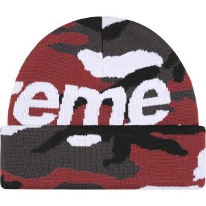 Supreme Camo Big Logo Beanie — 2