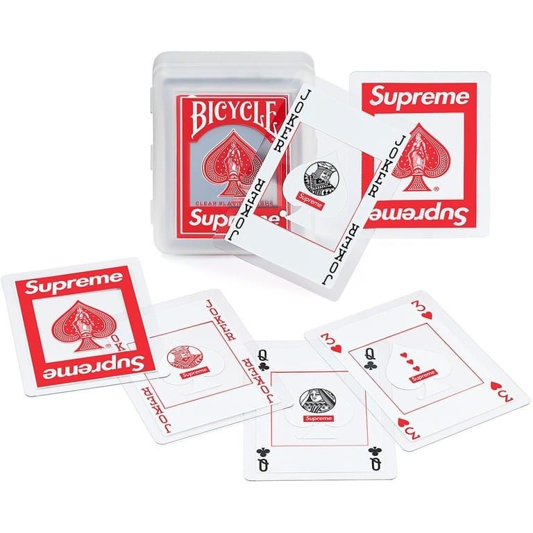 Supreme Bicycle Clear Playing Cards — 1