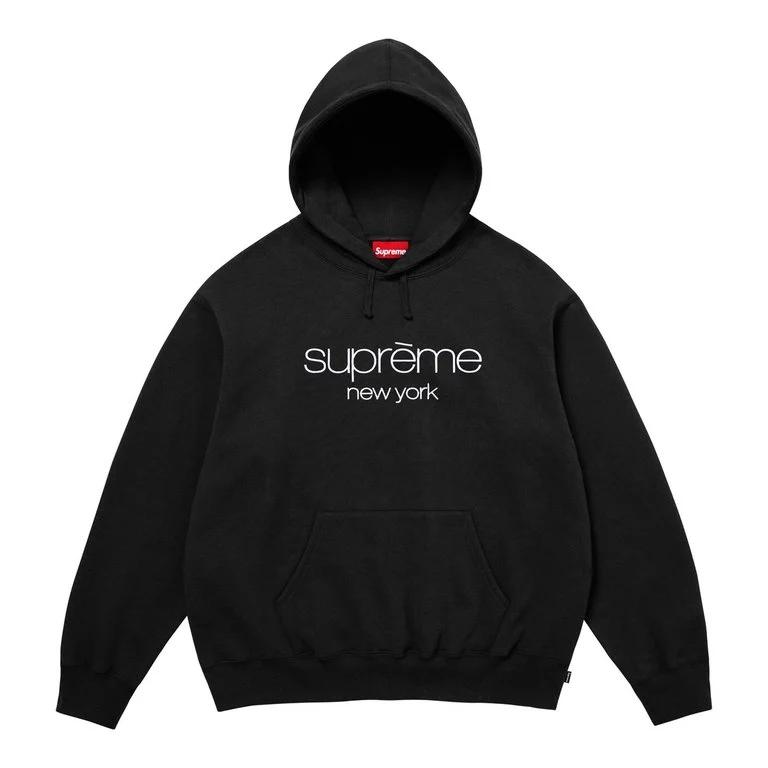 Supreme Classic Logo Hooded Sweatshirt — 1