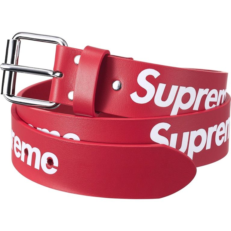 Supreme Repeat Leather Belt — 1