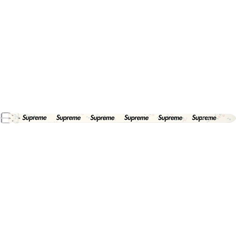 Supreme Repeat Leather Belt - vista secundaria