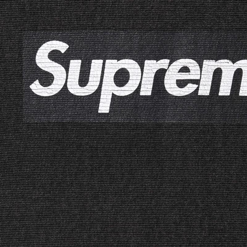 Supreme Washed Box Logo Crewneck - vista secundaria