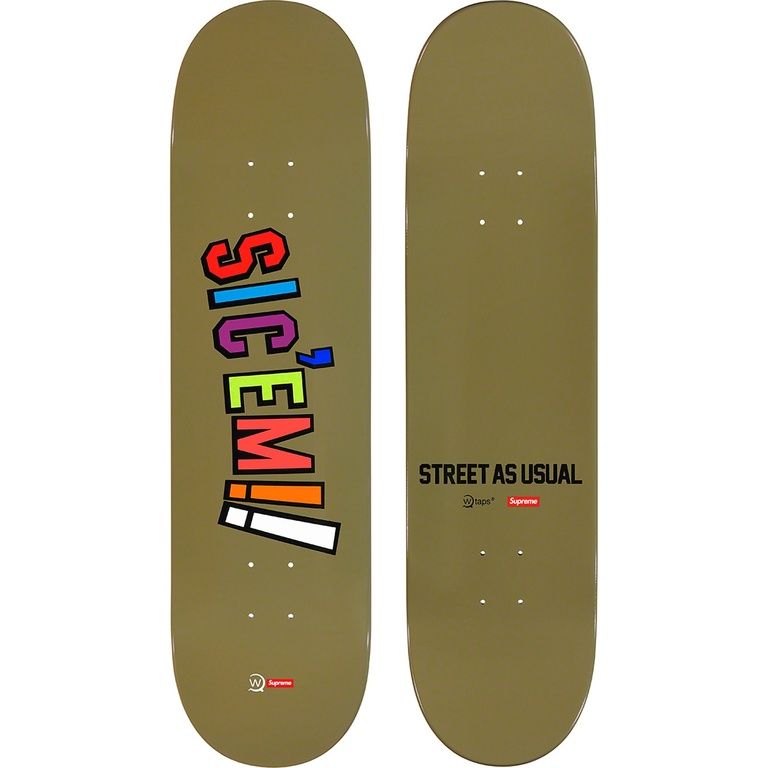 Supreme/WTAPS Sic'em! Skateboard — 1
