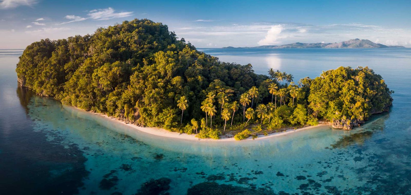 A deserted island in Raja Ampat.