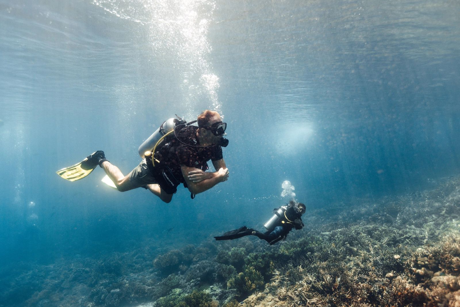 Nitrox and a Free-Diving Line