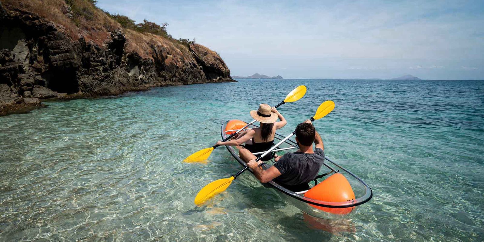 Kayaking in Indonesia pristine waters