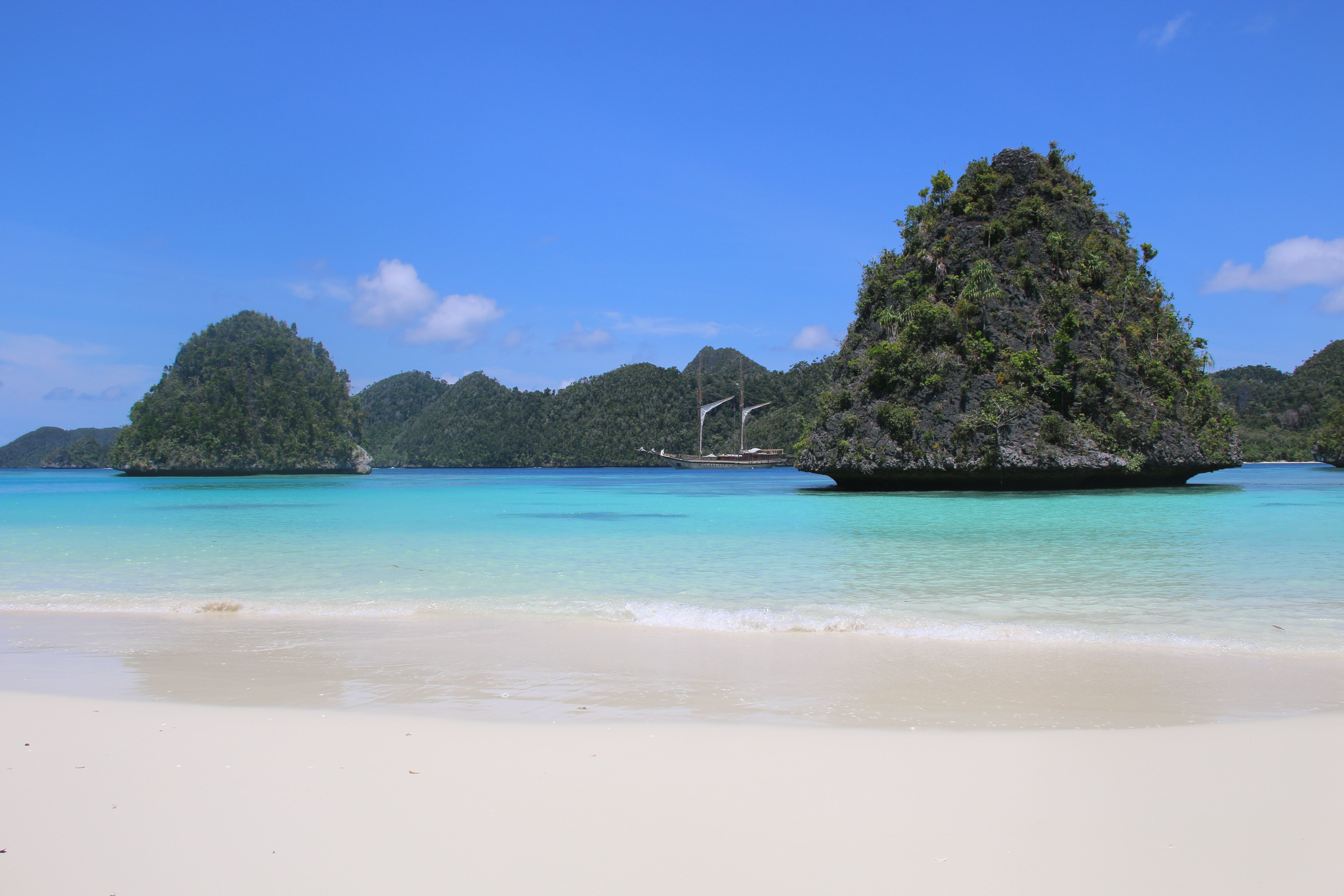 The karst islands of Wayag in northern Raja Ampat, Indonesia