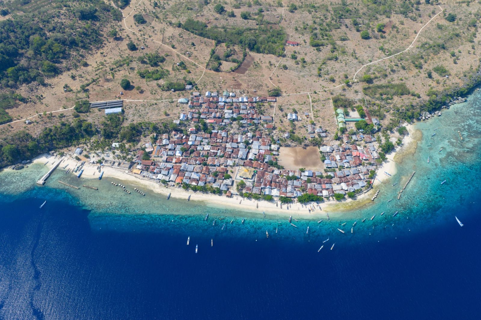 Pulau Buaya, a village island sitting in the Pantar Strait near Alor.