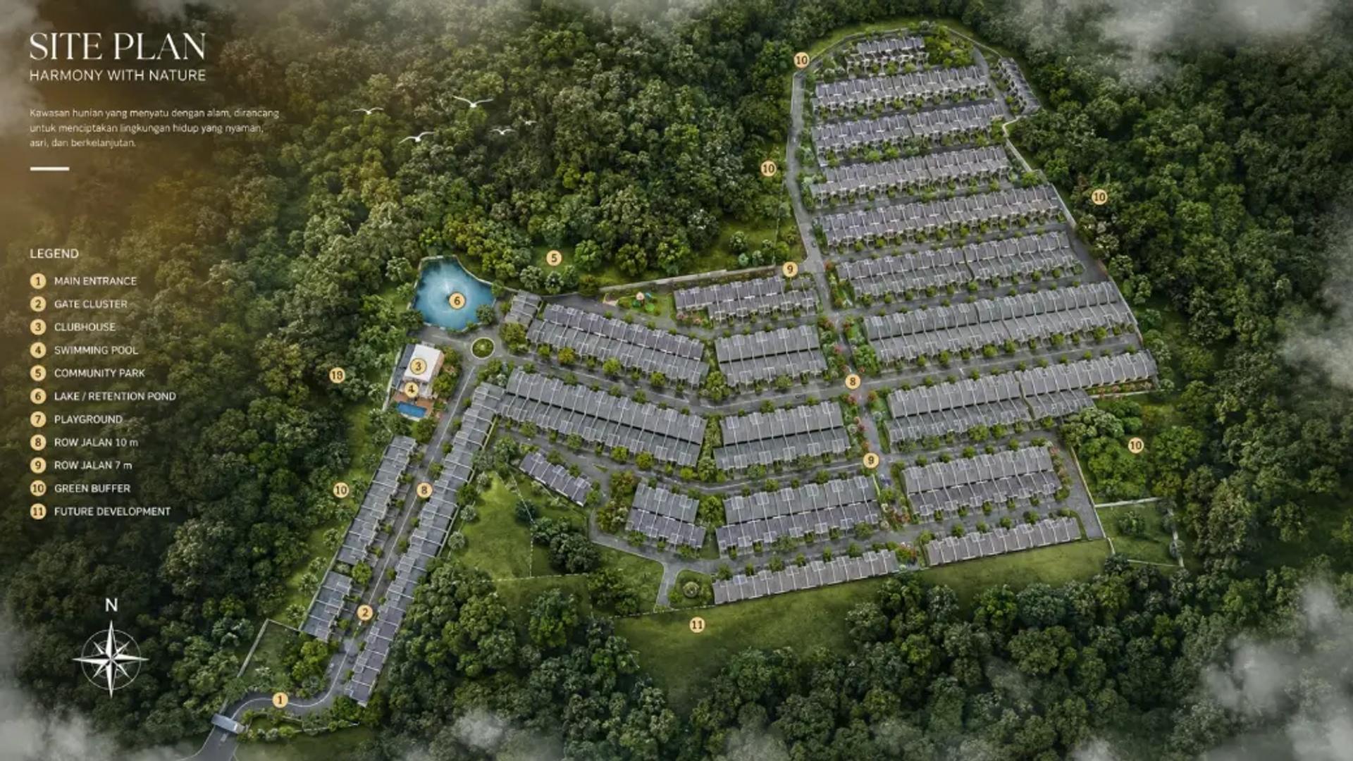 e.g Siteplan Novara Custer Sepatan