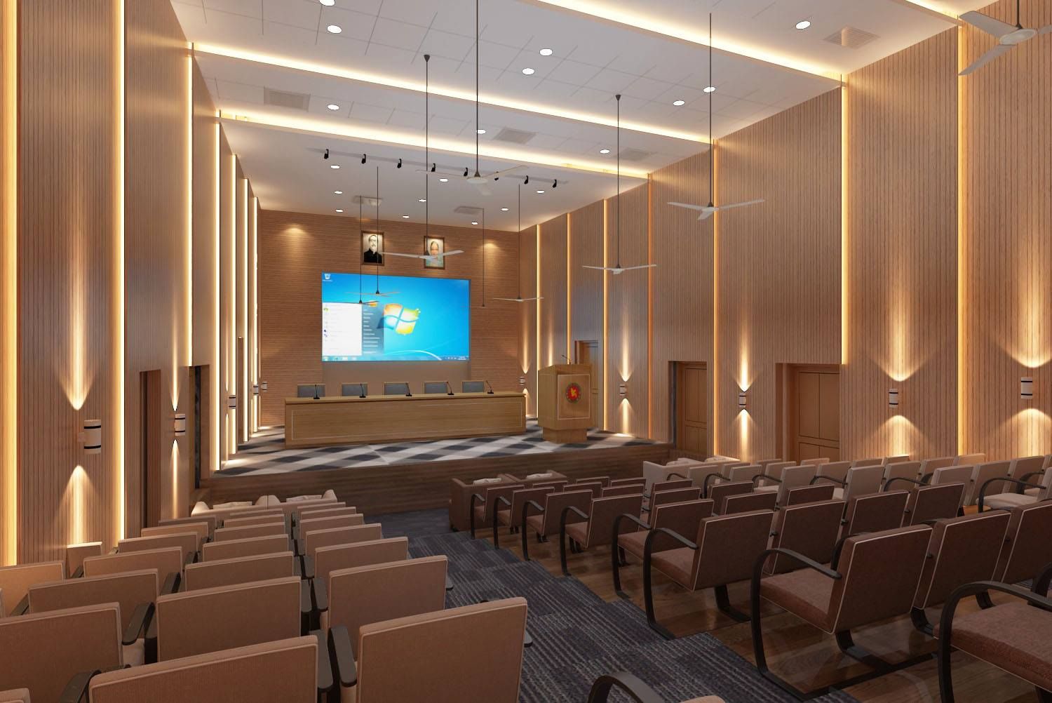 Auditorium Interior at Shibgang, Bogura – photo 3 of 5
