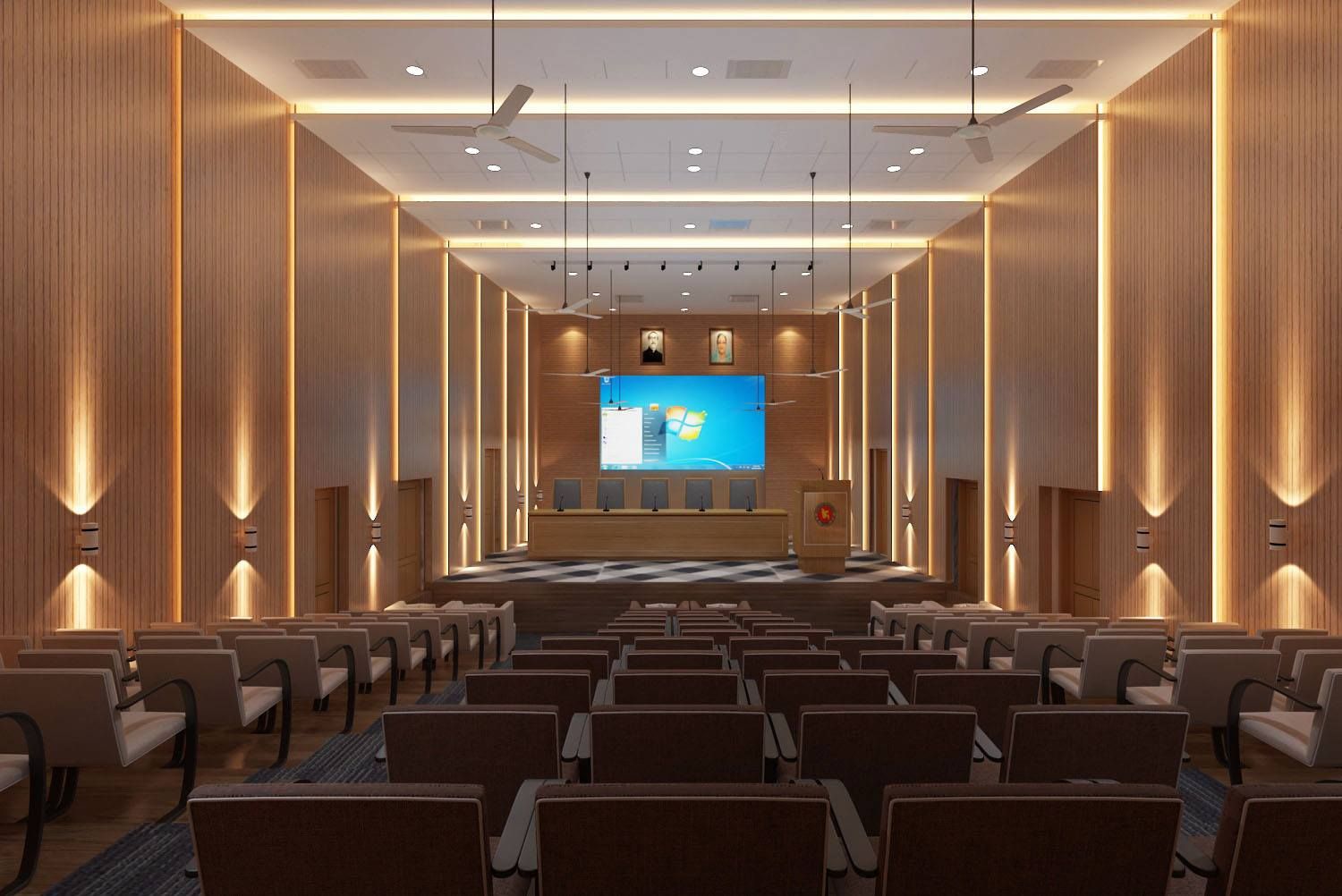 Auditorium Interior at Shibgang, Bogura – photo 2 of 5