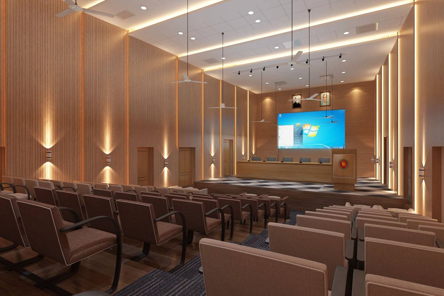 Auditorium Interior at Shibgang, Bogura – photo 5 of 5