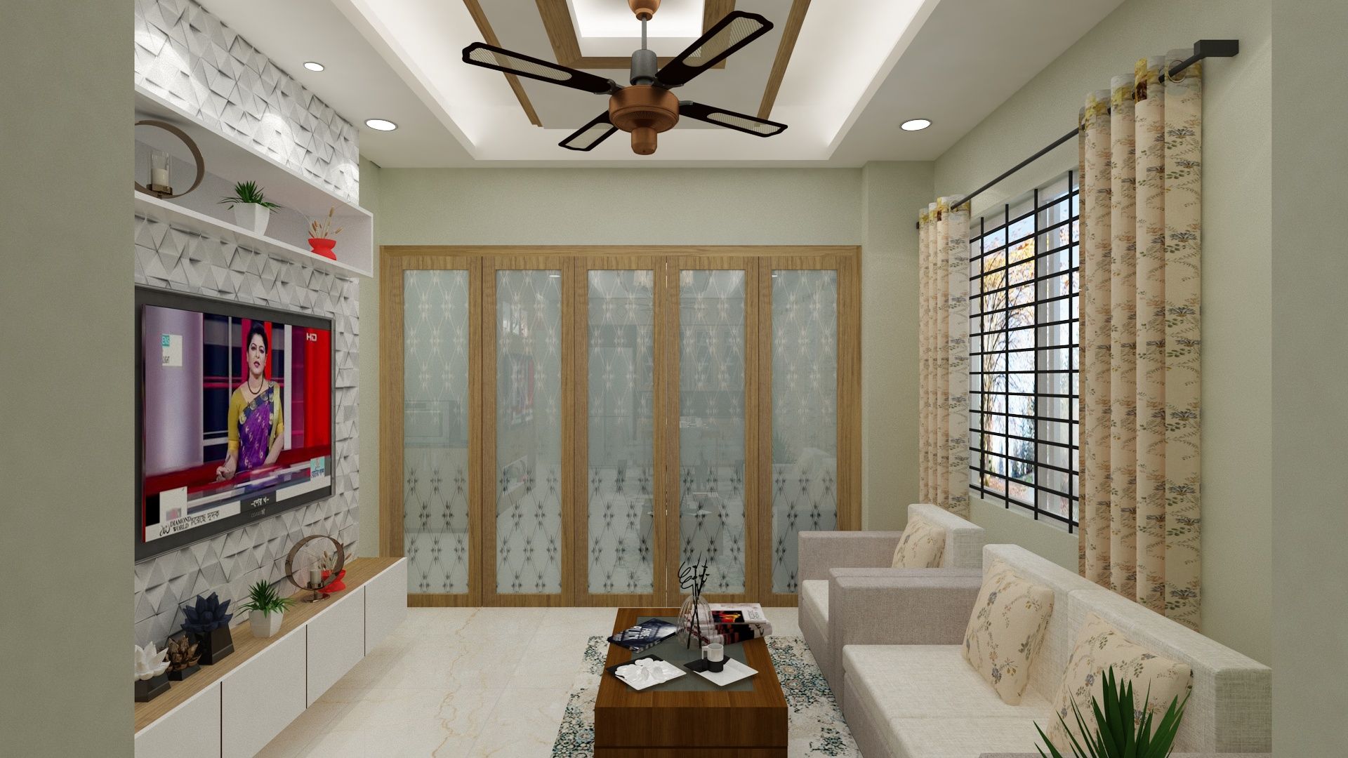 Residence Interior at Aftabnagar, Dhaka – photo 2 of 11