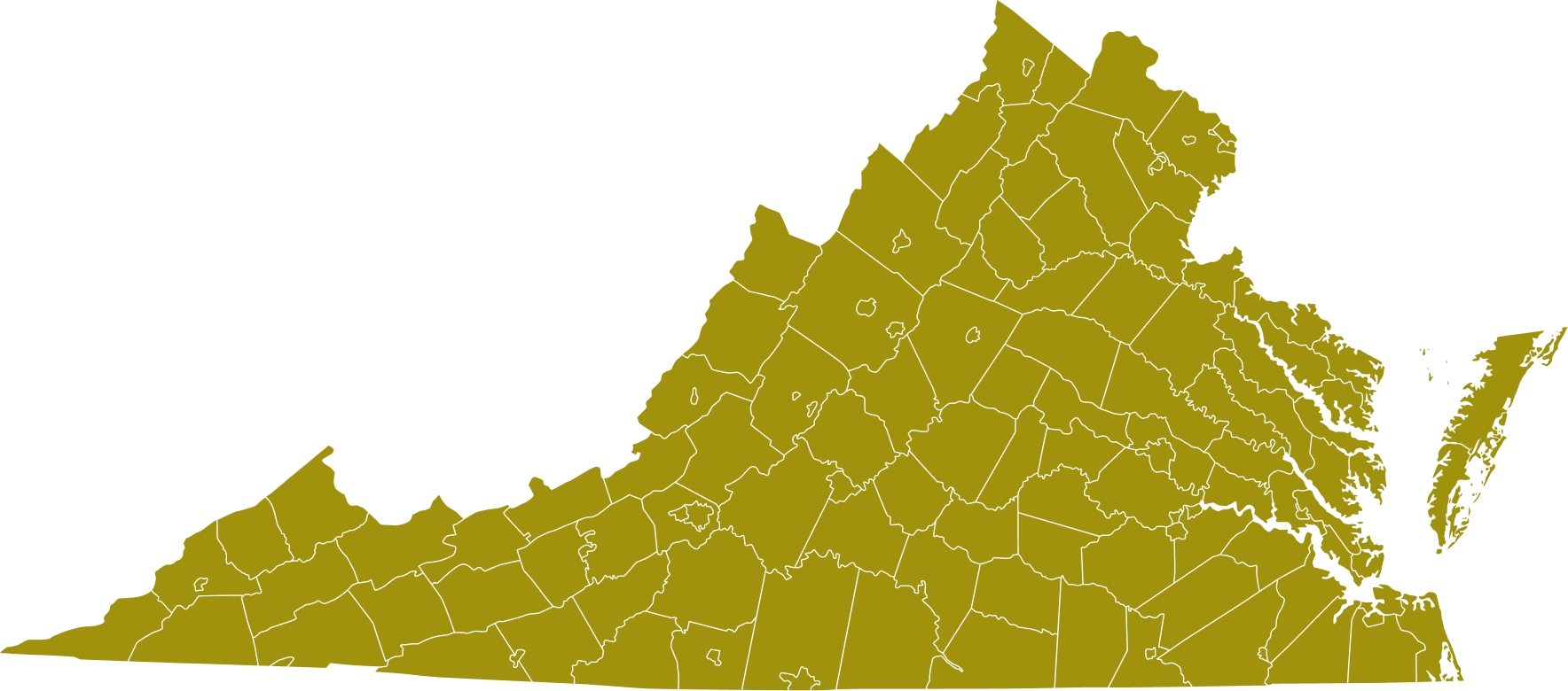 Virginia State Map